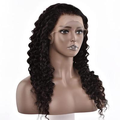 China Cheap Thin Deep Wave 13x4 13x6 HD Lace Front Wig, Virgin Cuticle Aligned Hair Wig, Frontal Wig For Black Women Deep Wave for sale