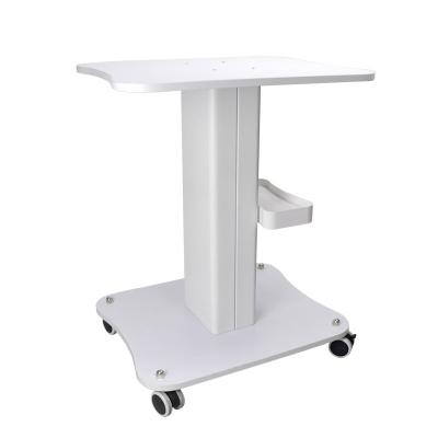 China Craftsman Wood Beauty Salon Trolley Roller Cart For Beauty Machine Stand For Display for sale