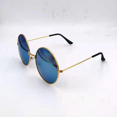 China Hot Sale Fashion Sunglasses Metal Round Frame Polarized Sun Glasses Single Style UV400 Sun Lenses for sale