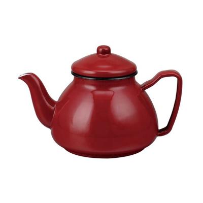 China TK105c Sustainable Teapot Kettles Small Size Teapots Handle Enamel Kettle for sale