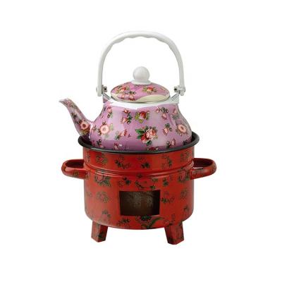 China Zhili Sustainable New Products Cookware Set Outdoor Enamel Camping Roaster for sale