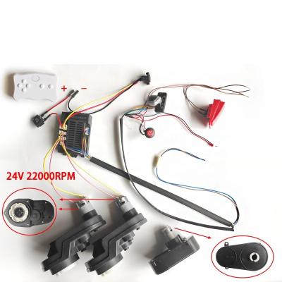 China Ride on toy 24 volt high-power high-speed ride on children's electric car full set of wiring motor parts for sale