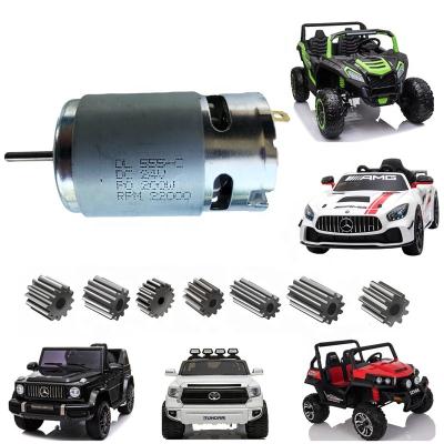 China Ride On Toy 24V 200W RS555 DC Motor High Power Ride On Power Wheel Children's Electric Toy Car Drive Motor Engine for sale