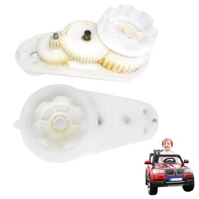 China Ride On Toy 6V 12V RS540 RS550 Raw Material White Ride On Children Toy Car Electric Motor Gearbox for sale