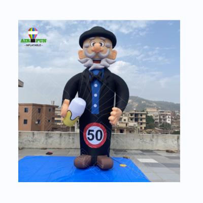 China Advertising/Event/Promotion/Decoration Giant inflatable Abraham with beer, inflatable Holland/ Dutch balloon for sale