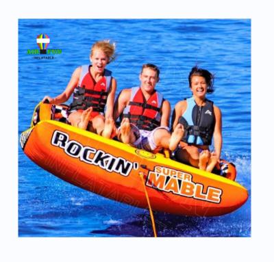 China PVC Airfun Inflatable Water Park Towable Tube Inflatable Motorboat Scooter Water Sports Boats & Ships for sale