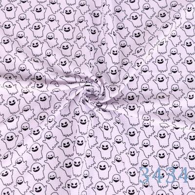 China [Bullet Fabric] 3434 Halloween Liverpool Ghost Printed Viable Bullet Fabric for DIY Garment Sewing Supplies for sale