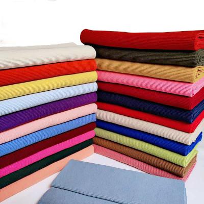 China [Solid Fabric] Viable Solid Color 2x2 Knitted Rib Fabric AB001 for sale