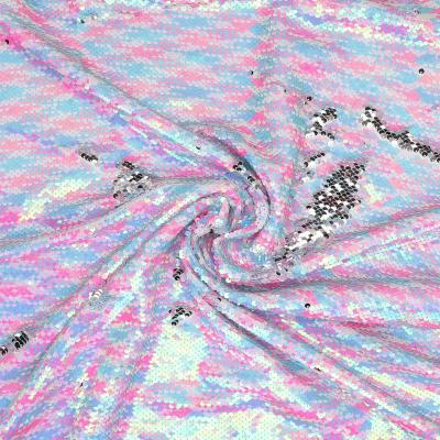 China [sustainable sequin fabric] multiple colors reversible sequin fabric for sale