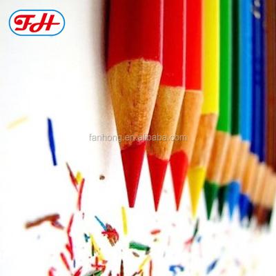 China Fine Art Colored Pencils 12 24 Colors Crayons Double Sided Colored Pencils for sale