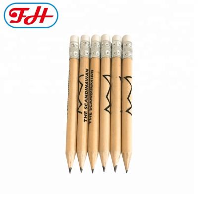 China Promotional Pencil 3.5 Inch Wooden Mini Golf Pencils Pencil Promotion for sale