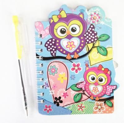 China Hardcover school notebook with pen, dairy book for child, small notebook for sale