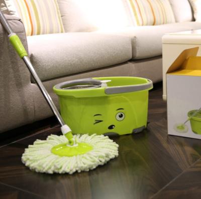 China 360 Degree Rotating Rotating Magic Broom Stainless Steel Household Mop and Bucket Set for sale