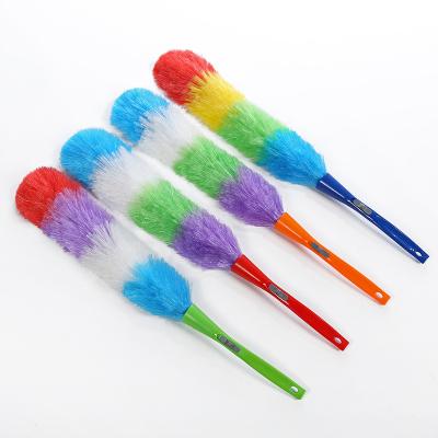 China New Switch 2022 Cleaning Handle PP Cleaning Portable Household Dust Sweeping Feather Duster Cloth Wholesale for sale