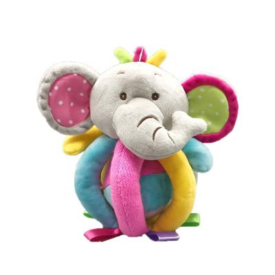 China Colorful And Comfortable Baby Toys Plush Cloth Ball Rattle Rattle Doll Customized Soft Toy for sale