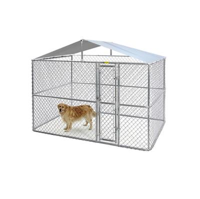 China Viable Hot Sale Metal Factory Large Outdoor Dog Kennel Shed Dog Kennel for sale