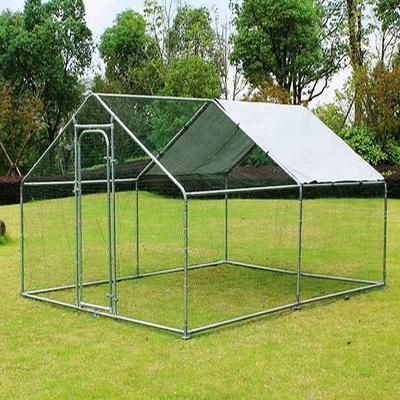 China Steel Rabbit Hutch Outdoor Duck Hen House Farms Free Customer Chicken Cage Run Fence for sale