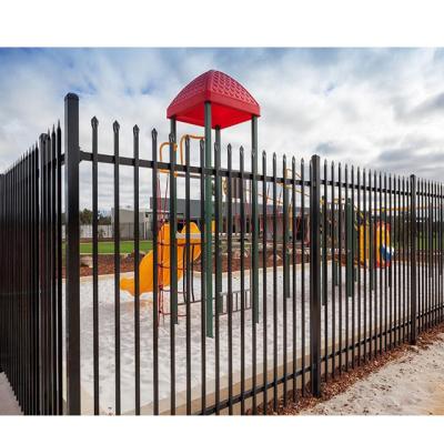 China Easily Assembled Powder Coated Black Patterns Of Ornamental Iron Fences And Gates for sale