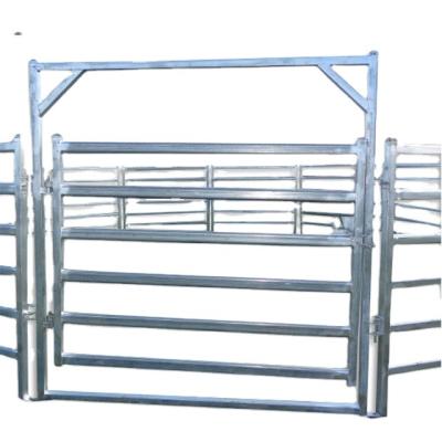 China Easily Assembled Heavy Duty Used Horse Fence Panels Livestock Fence / Portable Metal Corral Panels For Sale for sale