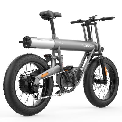 China Free shipping Shenzhen aluminum frame aluminum alloy mountain bike cycle COSWHEEL electric mountain bike 20 inch mountain e bike for sale