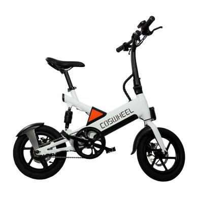 China New China Folding City Cheap Ebike COSWHEEL F8 Electric Bicycle For European With 36V Lithium Battery for sale