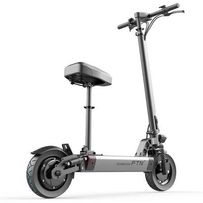 China Coswheel unisex the best quality electric scooter 48V 500W foldable adult electric scooter with seat for sale