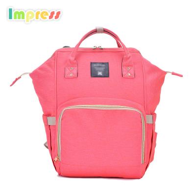 China Multifunctional Oxford Mom Baby Diaper Bag Backpack for sale