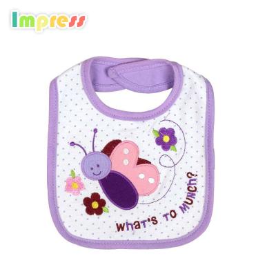 China Viable Wholesale Waterproof Cotton Cute Baby Bandana Bibs for sale