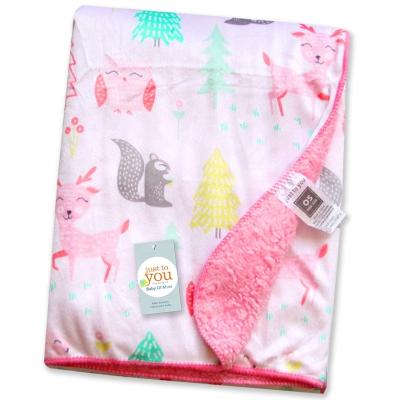 China New Design Anti-pilling 100% Soft Fleece Baby Blankets Beautiful Style Special Unique High Quality Polyester for sale