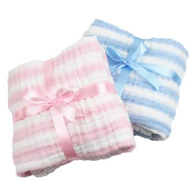 China High Quality Flame Retardant 6 Layer Cotton Baby Blanket Bandage Baby Muslin Wrap Wrap for sale