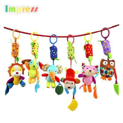 China Small cute coloful stuffed animal hanging toy for car for sale