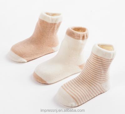 China Antibacterial Organic Cotton Baby Lap Cuff Sock for sale