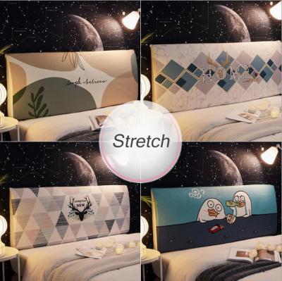 China Dustproof Elastic Headboard Jacquard Headboard Square Bed Cover Headboard Protector Master Bedroom Cover for sale