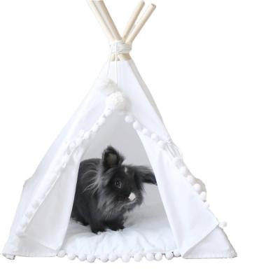 China Funny Teepee Tent For Kids Natural Cotton Canvas Teepee Play Tent Toys For Boys Girls Indoor And Outdoor Play for sale