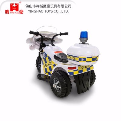 China Ride On Kids Toy Police Motorcycle from Toy Electric Ride On Bike with Alarm Lamp for sale