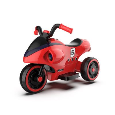 China Ride On Toy Electric Motorcycle Red&White Motorcycles Small Battery Kids Motorcycle for sale