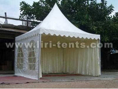 China 5X5m Pagoda Party Tent for rental, High Peak Pagoda Party Tent, Outdoor event party tent with printing for sale