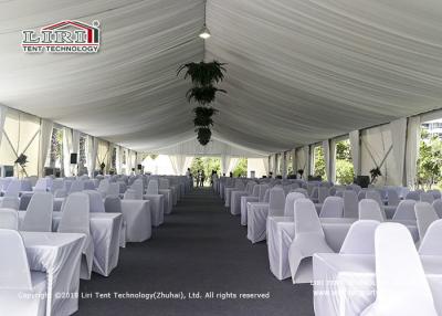 China Aluminum frame wedding tent, big clear span aluminum and PVC event marquee tent, Aluminum frame tent with large span for sale