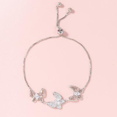 China Fashion Butterfly Bracelet Ladies Bracelet Charm Fitness Bracelets Handmade Volume For Gift for sale