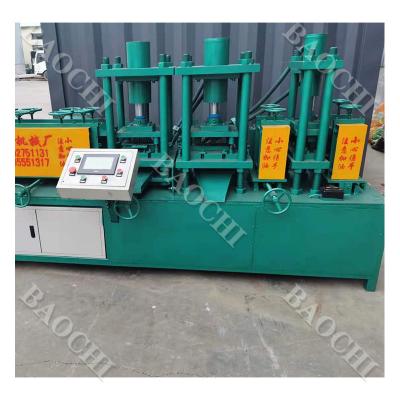 China Metal Process Flat Strip Forming And Punching Straightening Punch Cutting Machine for sale