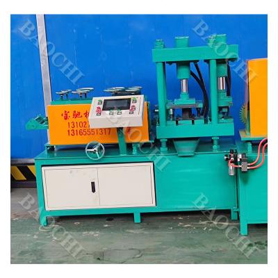 China Metal Sheet Punching Cutting Holt-Hoop Iron Press Hugging Hoop Making Machine Holt Hoop Iron Making Machine for sale