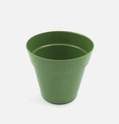 China Modern High Quality Recycling Plant Fiber Powder Custom Garden Pot Planter For Home Outdoors for sale