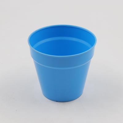 China CLASSIC Pure Color Single Style Bamboo Fiber Flower Garken Plant Pot for sale