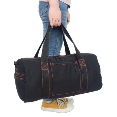 China Duffel Large Capacity Nylon Zip Bag Waterproof Duffel Bag With Shoe Compartment for sale