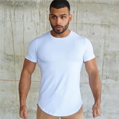 China Anti-Wrinkle Slim Fit Quick Dry Men's T-shirt For Training Sports Top Super Comfortable Multiple Color Available Customizable Shirt for sale