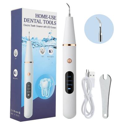 China Ultrasonic Dental Oral Scaler Electric Teeth Remover Stone Stain Remover Tooth Plaque Tartar Deep Cleaning Pampers Stone Teeth Whitening Tools for sale