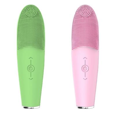 China Other Silicone Face Washing Machine Ultrasonic Vibration Waterproof Facial Cleansing Brush for sale