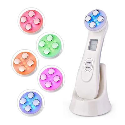 China Wrinkle Remover EMS LED Photon Massager Mesotherapy Electroporation RF Radio Frequency Skin Care Device Face Lift Tighten Beauty Machine for sale