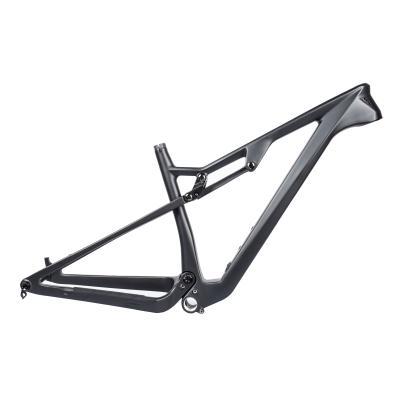 China High Quality Mountain Bikes Carbon Fiber Toray T700 T800 Full Suspension MTB 29er Bike Frame for sale