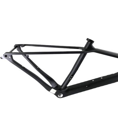 China 2020 new full design factory outlet carbon bike MTB frameset black bicycle frame for sale